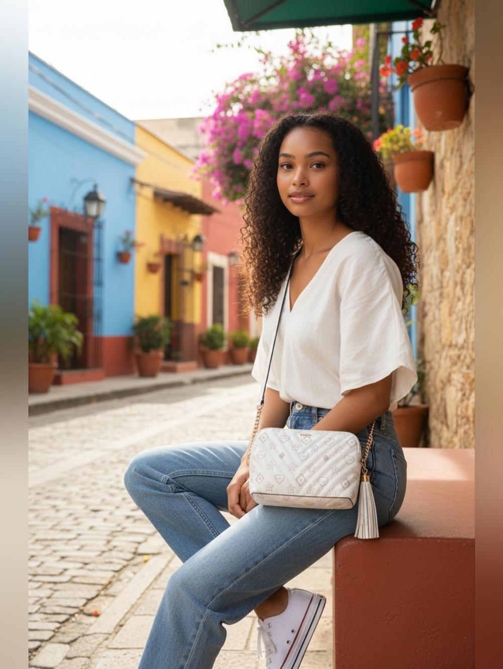 Cream-colored ALDO Crossbody Bag - Picture 3 of 14